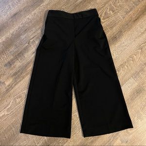 Worthington Petite Wide Leg Crop Pants Trousers